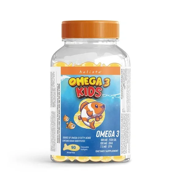 Holista Omega 3 Dietary Supplement for Kids, 90 Tablets