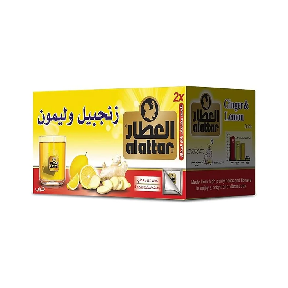 Al-Attar Ginger And Lemon Drink 20 sachets
