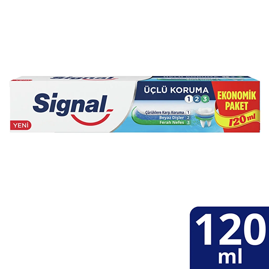 Signal معجون أسنان سيجنال حماية ثلاثية 120 مل