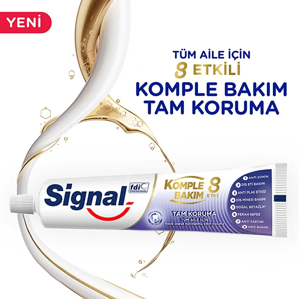 Зубная паста Signal Complete Care 8 эффектов Полная защита 75 мл