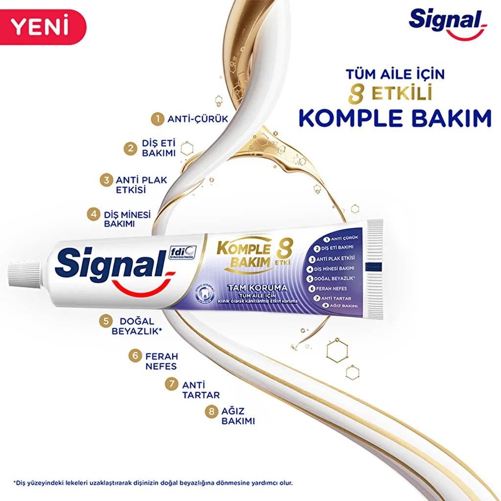 Зубная паста Signal Complete Care 8 эффектов Полная защита 75 мл