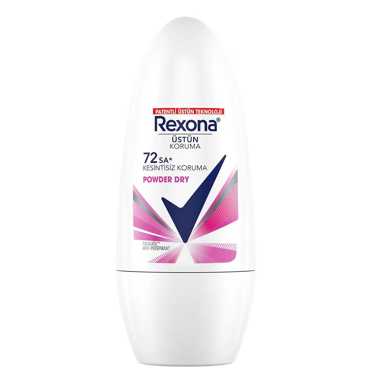 Rexona Superior Protection Women's Roll On Deodorant Powder Dry 72 Hours Continuous Protection 50 ml