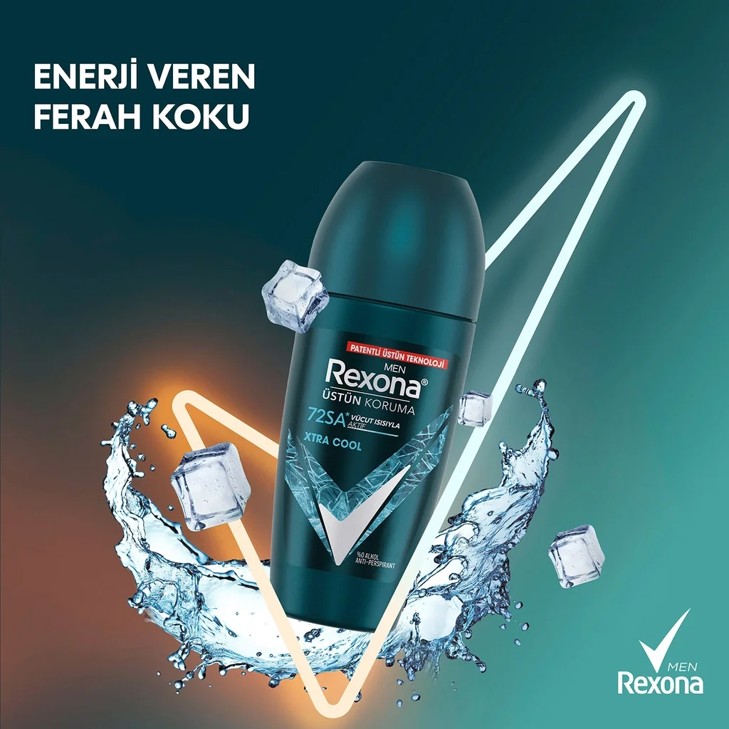 Rexona مزيل عرق ريكسونا سوبريور بروتكشن للرجال، حماية فائقة تدوم 72 ساعة، 50 مل
