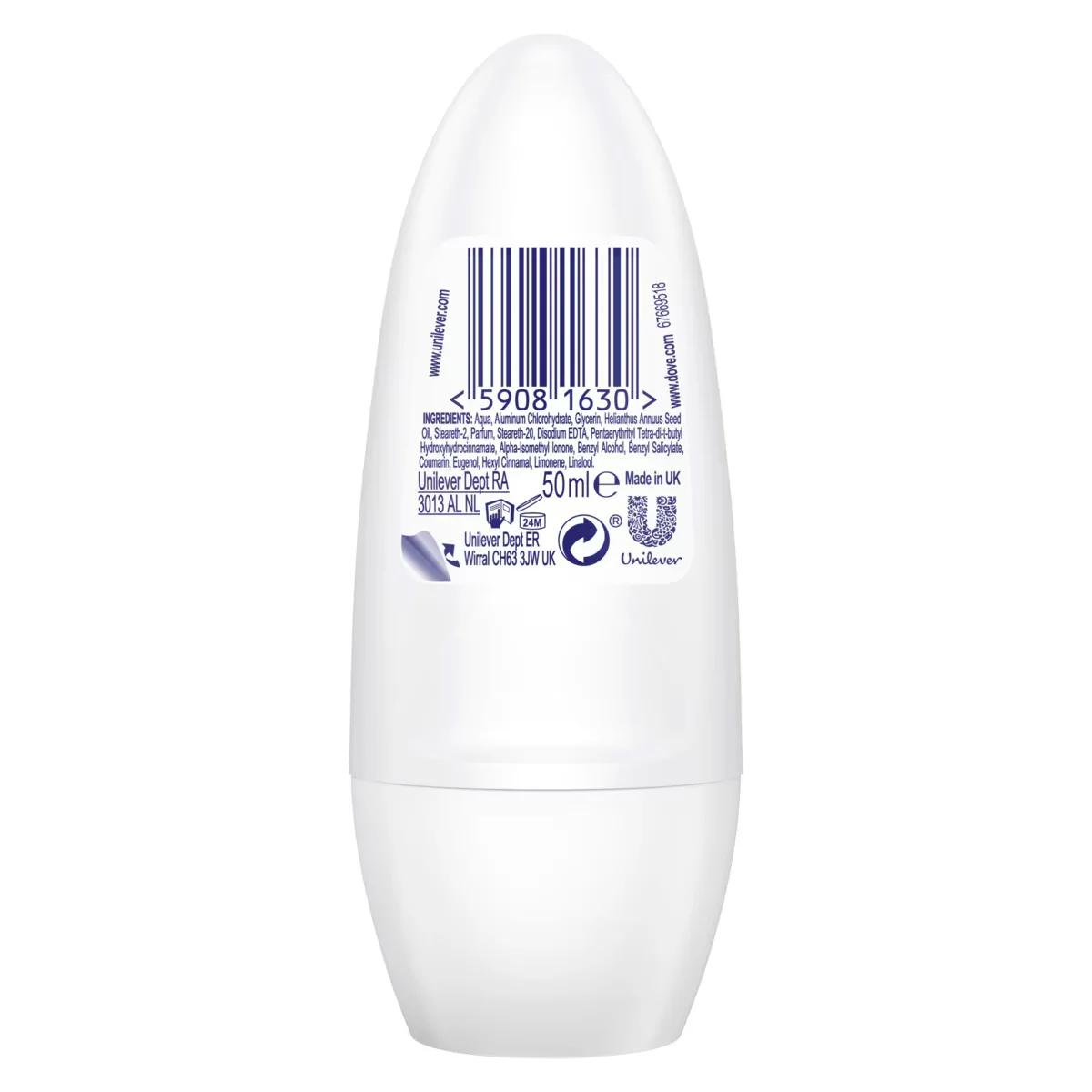 Dove Women's Deodorant Coconut Roll-on 50 ml