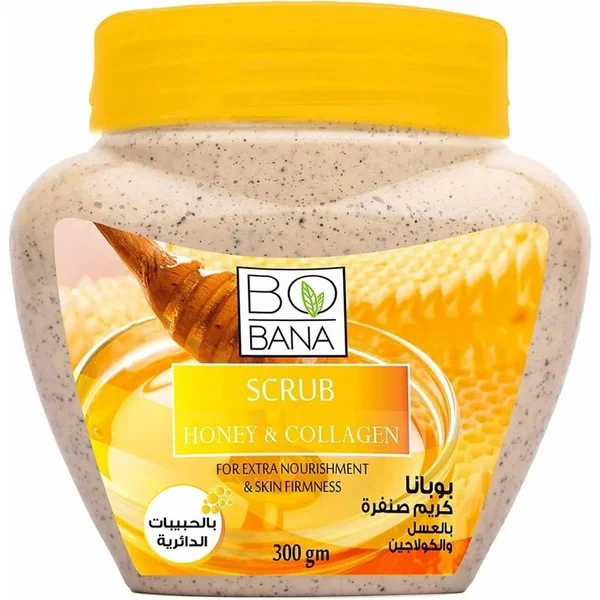 Bobana Honey and Collagen Face and Body Scrub Cream