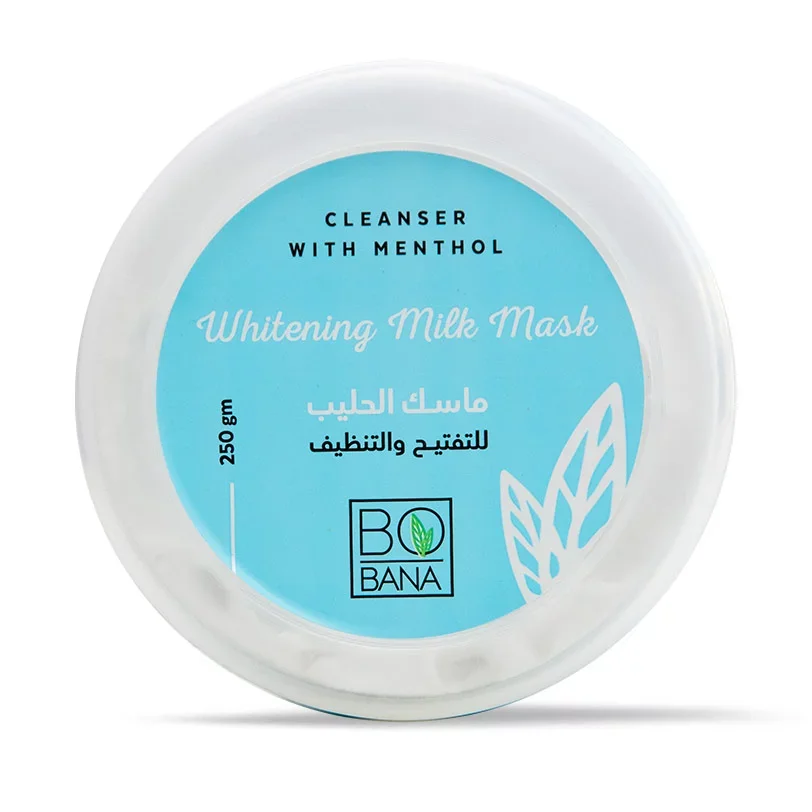 Milk Mask for Brightening and Cleansing with Menthol 250 grams by Bobana
