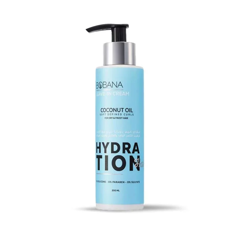 Leave-in Hair Cream with Coconut Oil by Bobana 200 ml