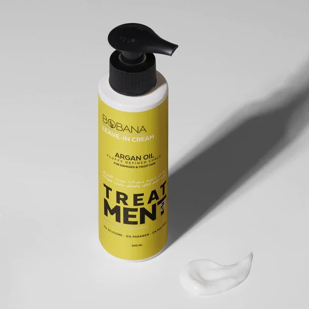 Leave-In Hair Cream with Argan Oil by Bobana 200 ml