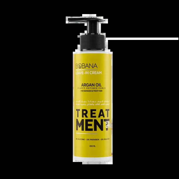 Leave-In Hair Cream with Argan Oil by Bobana 200 ml