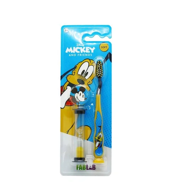 Disney Toothbrush with Stand and Sand Timer by Fab Lab, Various Shapes