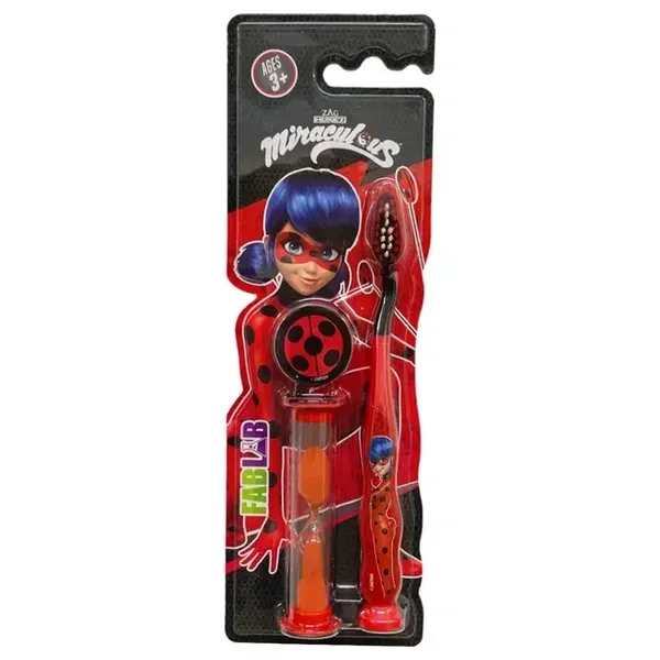 Children's Toothbrush with Hourglass Timer in Various Shapes from Fab Lab