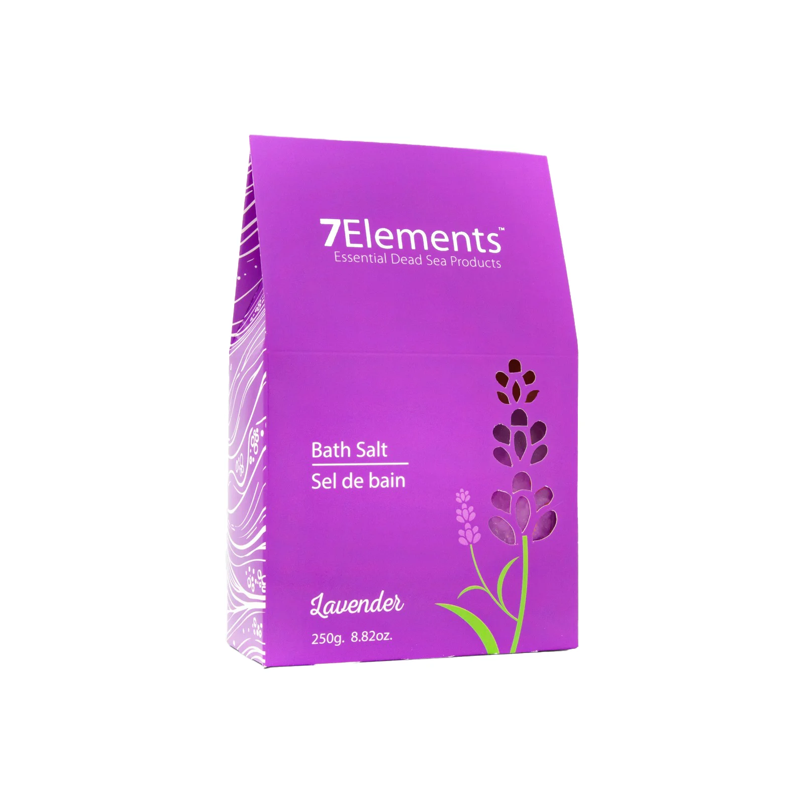 Dead Sea Bath Salt with Lavender Scent - from 7 Elements 250g