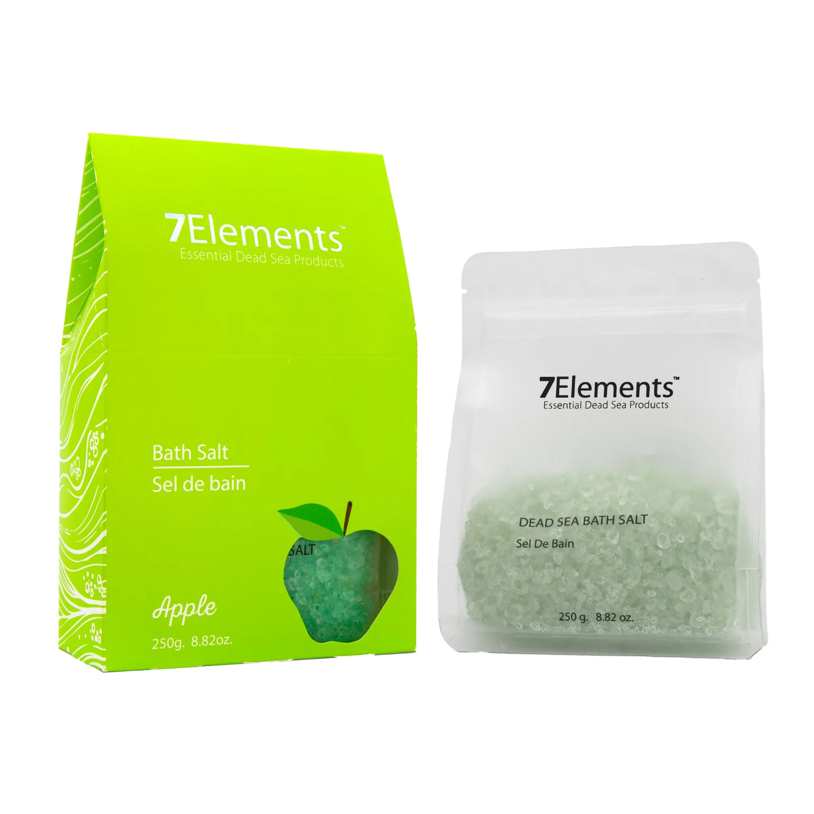 Apple Scented Bath Salt - 7 Elements 250g