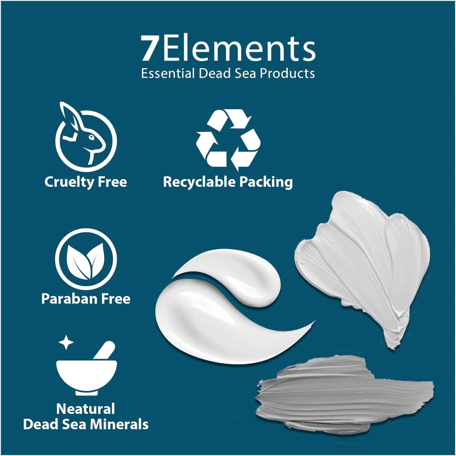 Dead Sea Mud Mask for Face with Aloe Vera - from 7 Elements 25 grams