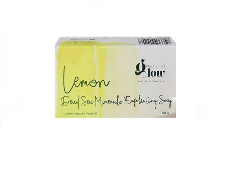 Natural Glow Lemon Dead Sea Minerals Exfoliating Soap 100 g