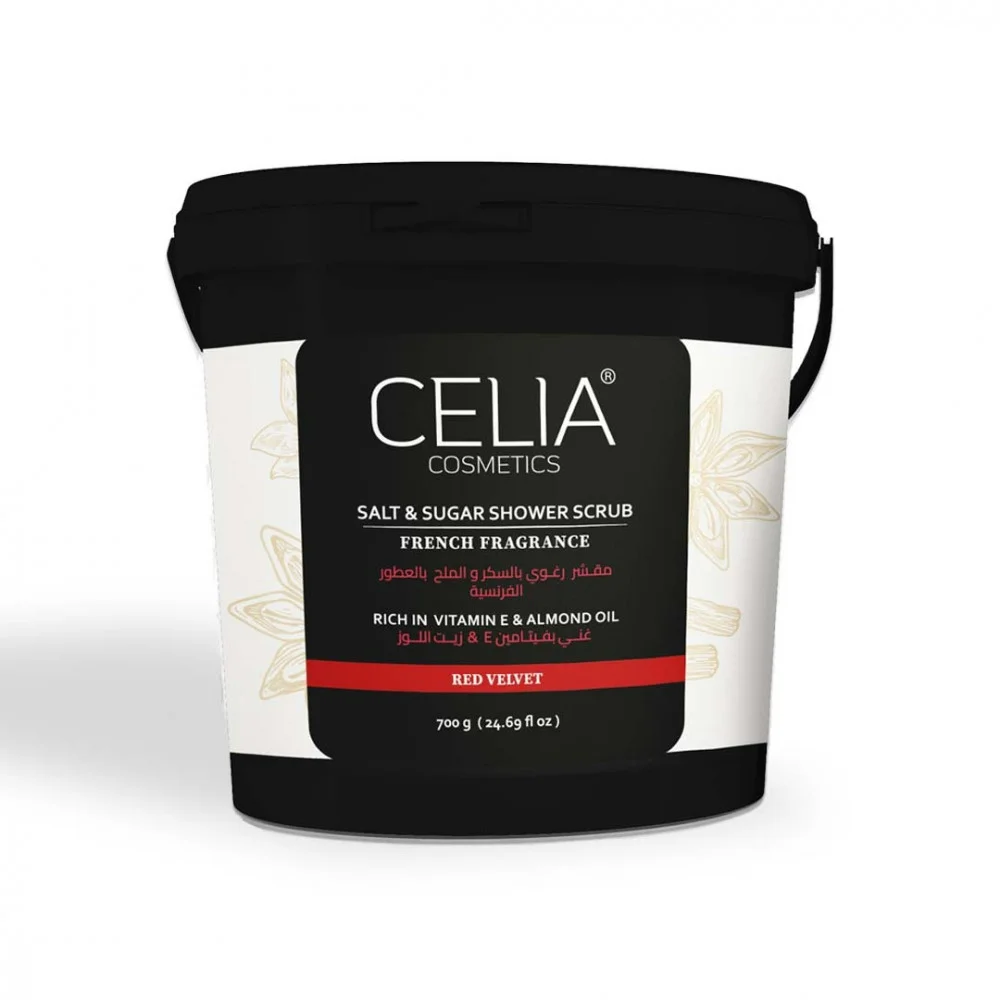 Red Velvet Scrub with French Fragrances by Celia, 700 grams