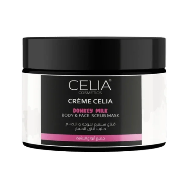 Celia Donkey Milk Body And Face Scrub Mask