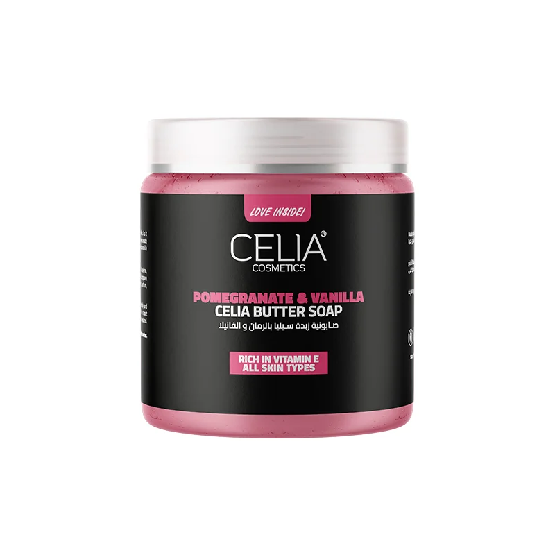 Celia Körperbutter-Seife mit Granatapfel und Vanille - 500 ml
