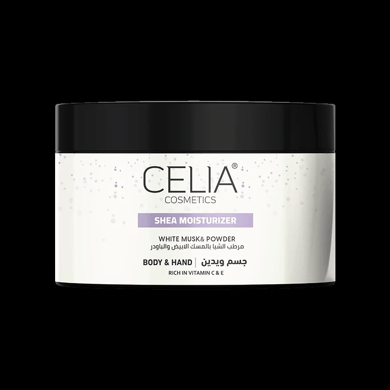 Shea Moisturizer with Musk and Powder by Celia - 300 ml