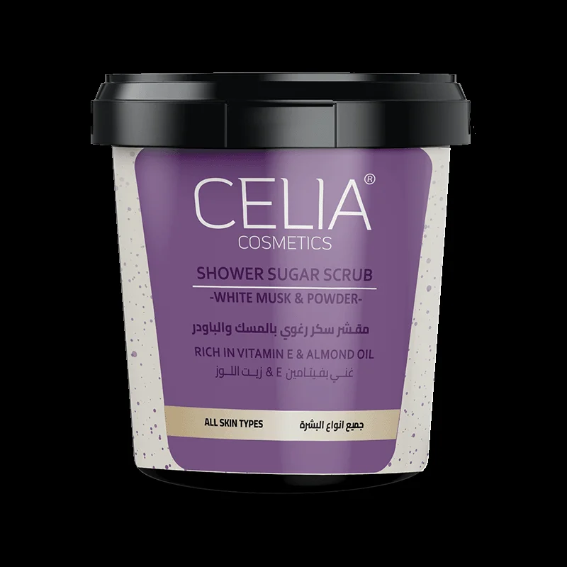 Musk and Powder Foaming Sugar Scrub 600g by Celia