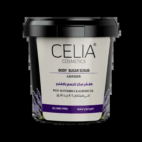 Celia Lavender Sugar Scrub for Body 500g