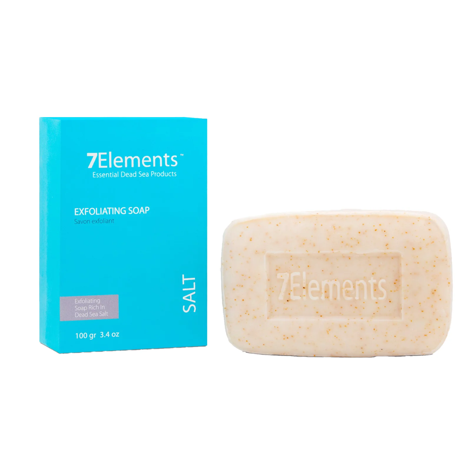 Dead Sea Salt Exfoliating Soap - 7 Elements 100g