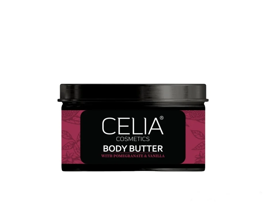 Celia Body Softening Butter with Pomegranate, Vanilla, Shea, and Cocoa 300g
