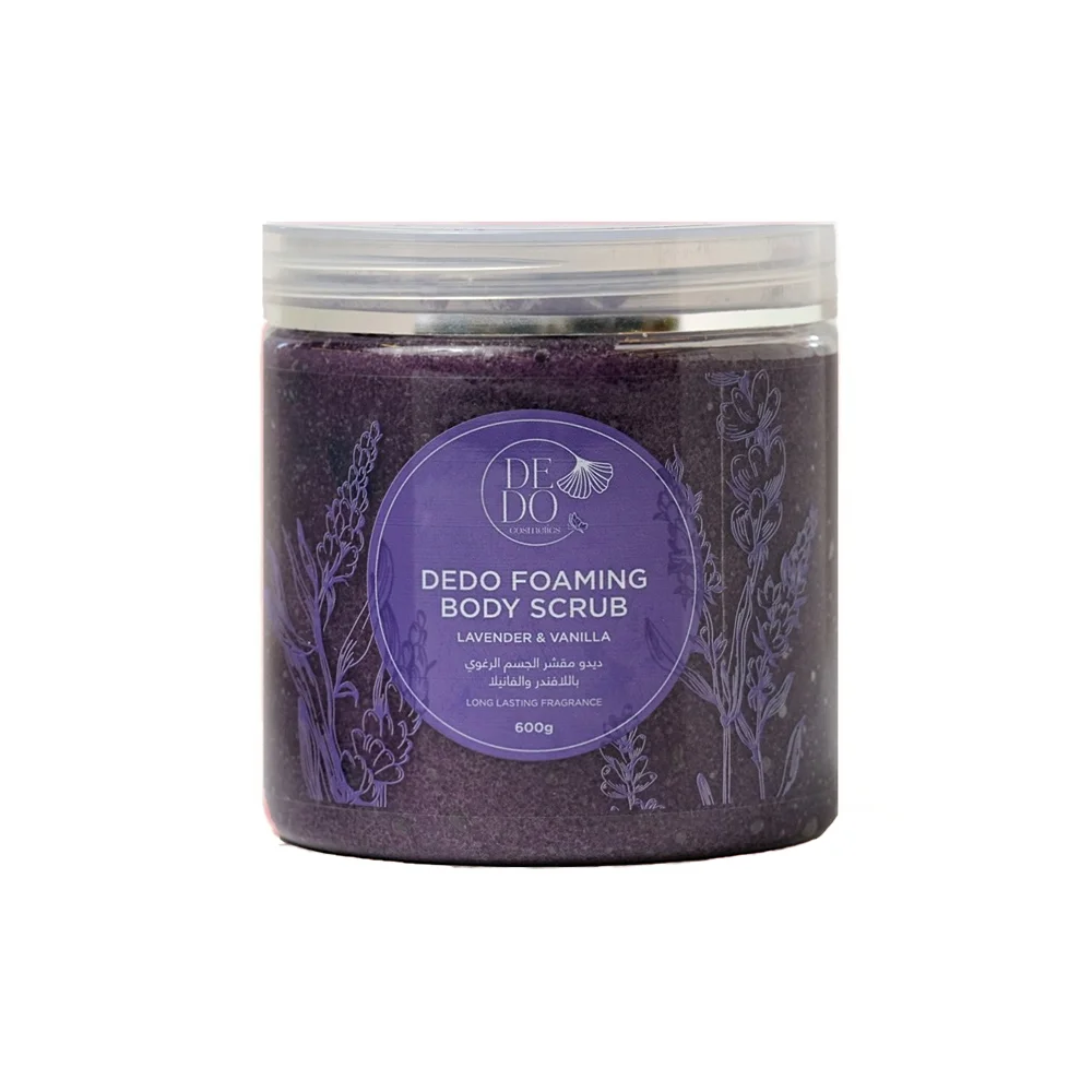 Dido Foaming Sugar Scrub with Lavender and Vanilla 600g