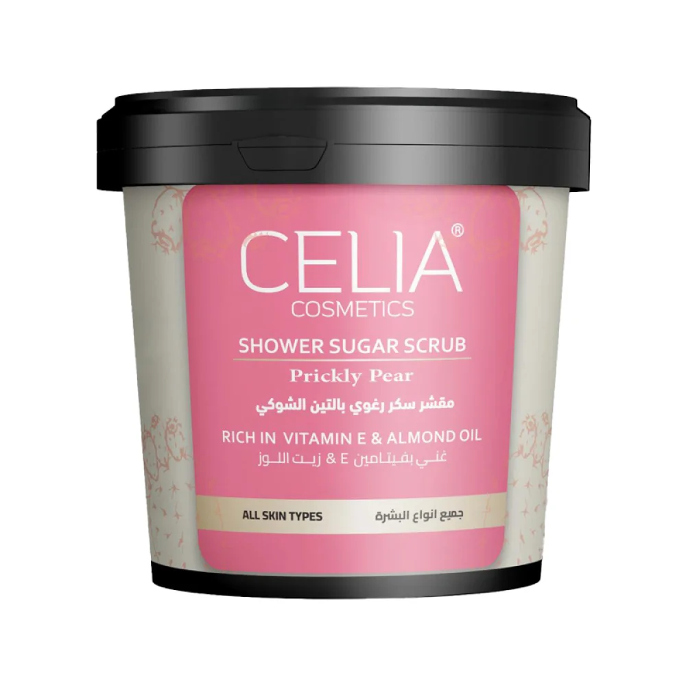 Celia 600g Foaming Sugar Scrub with Prickly Pear