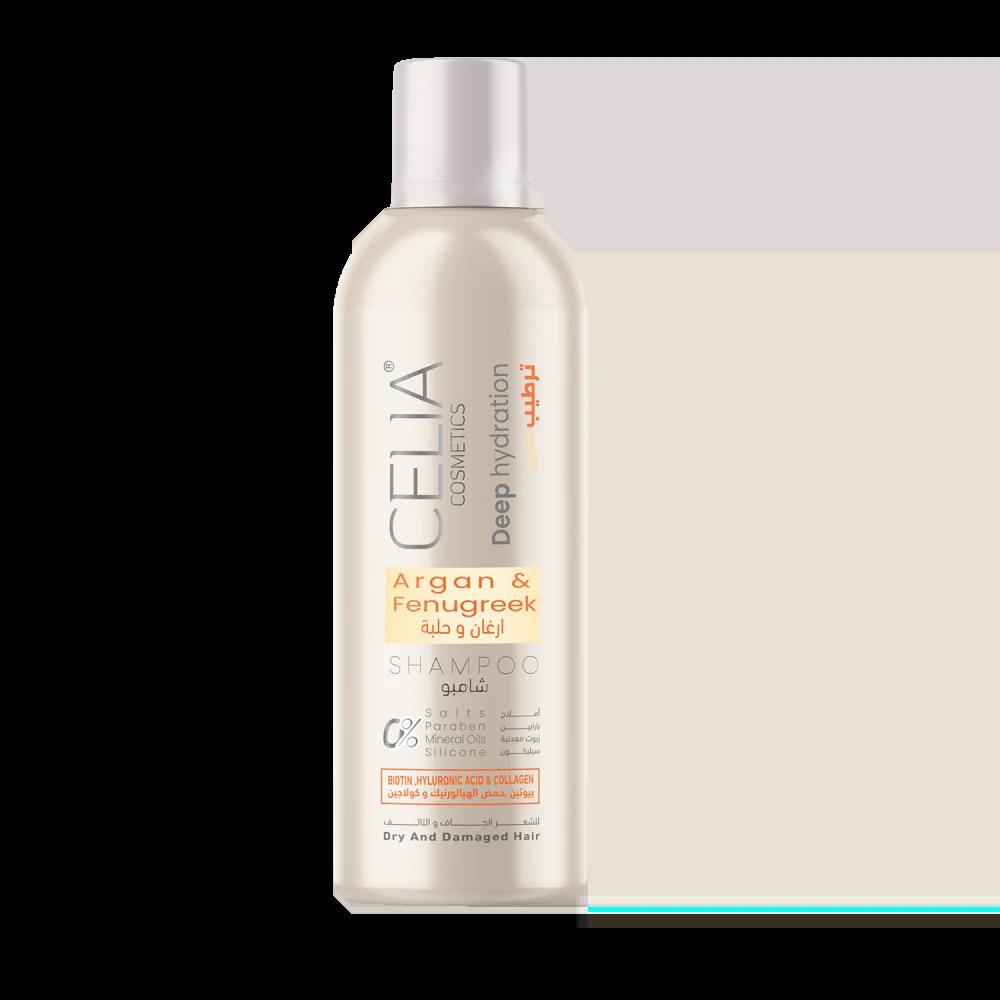 Celia Argan and Fenugreek Shampoo for Dry and Damaged Hair 500 ml
