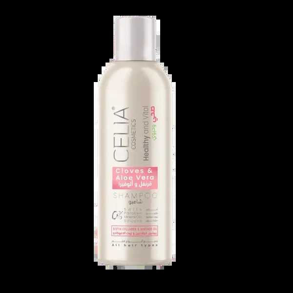 Cinnamon and Aloe Shampoo for All Hair Types by Celia 500ml
