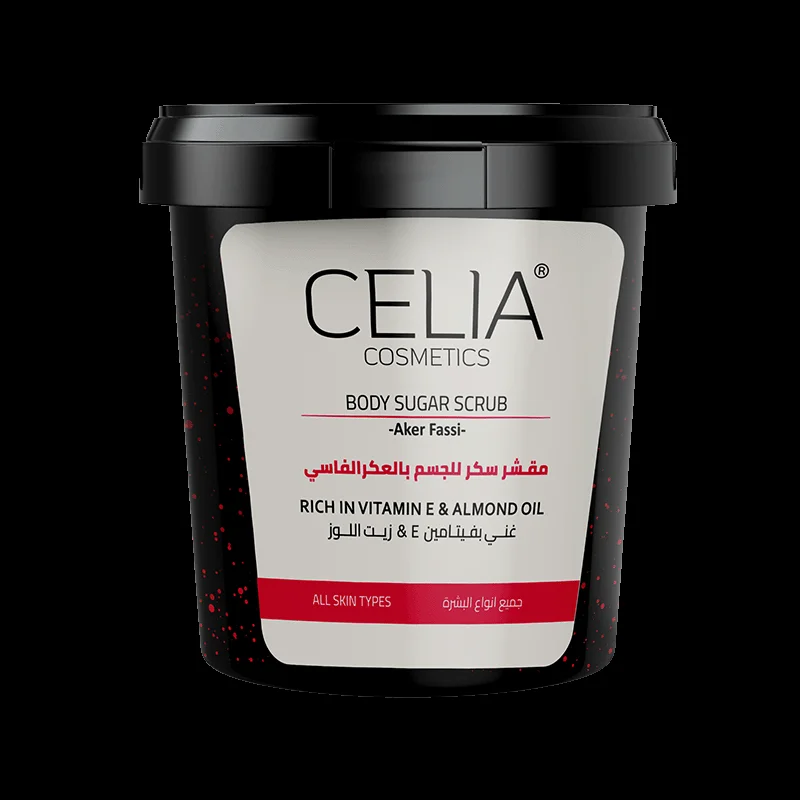 Celia 600g Sugar Scrub with Moroccan Ghassoul