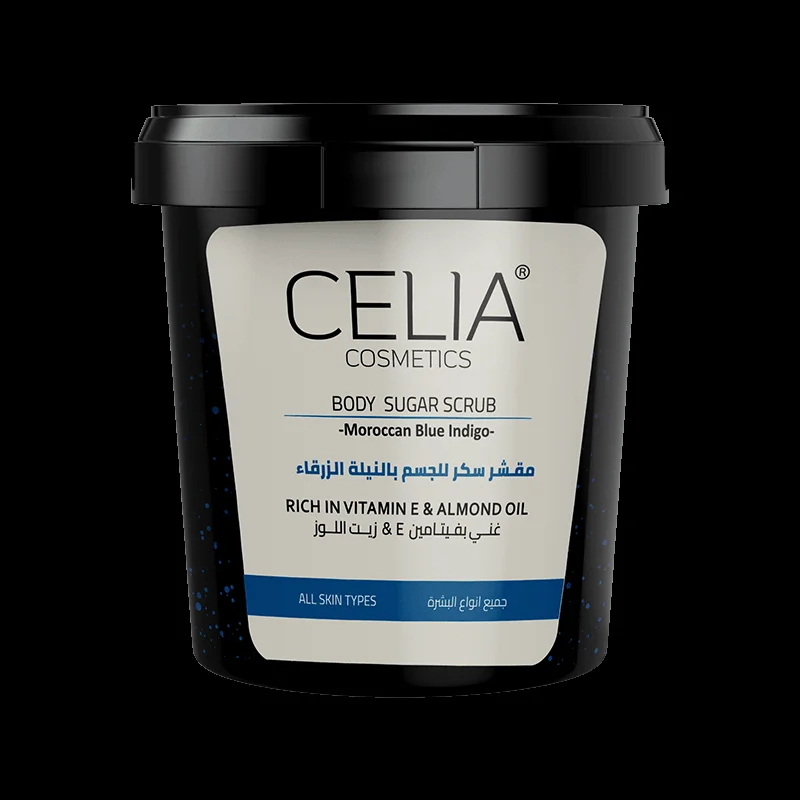 Blue Indigo Sugar Scrub 600g by Celia