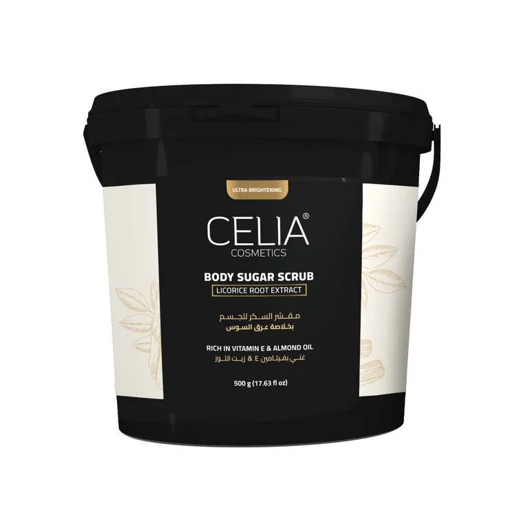 Celia Oil Sugar Scrub with Licorice Extract for Body 600g