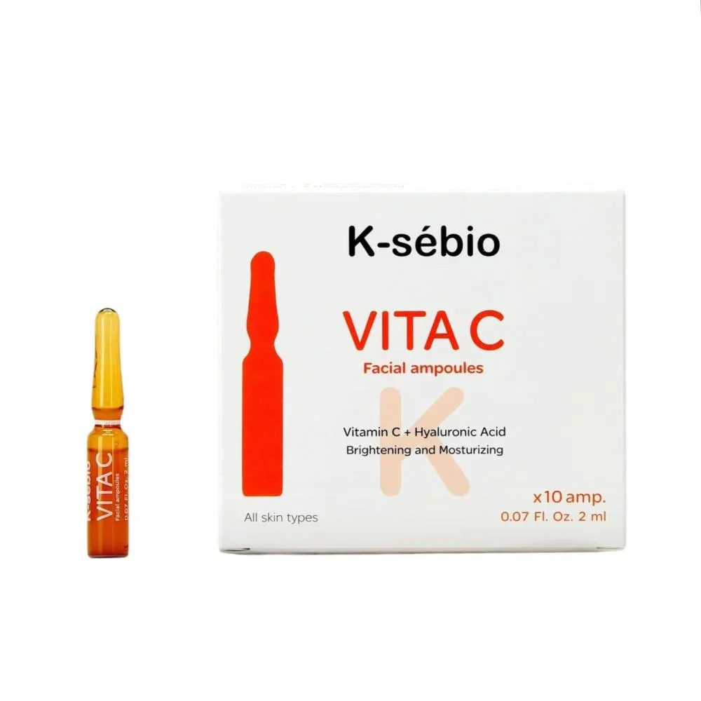 Vitamin C Ampoules for All Skin Types from K Cebio, 10 Ampoules 2 ml