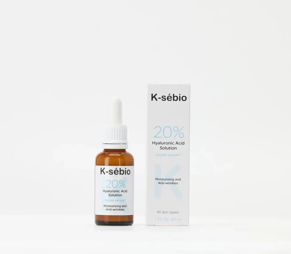k-sebio سيروم+ محلول حمض الهيالورونيك 20% من كي سيبيو 30 مل