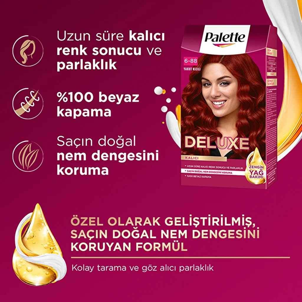 Palette Deluxe Haarfarbe Ruby Red