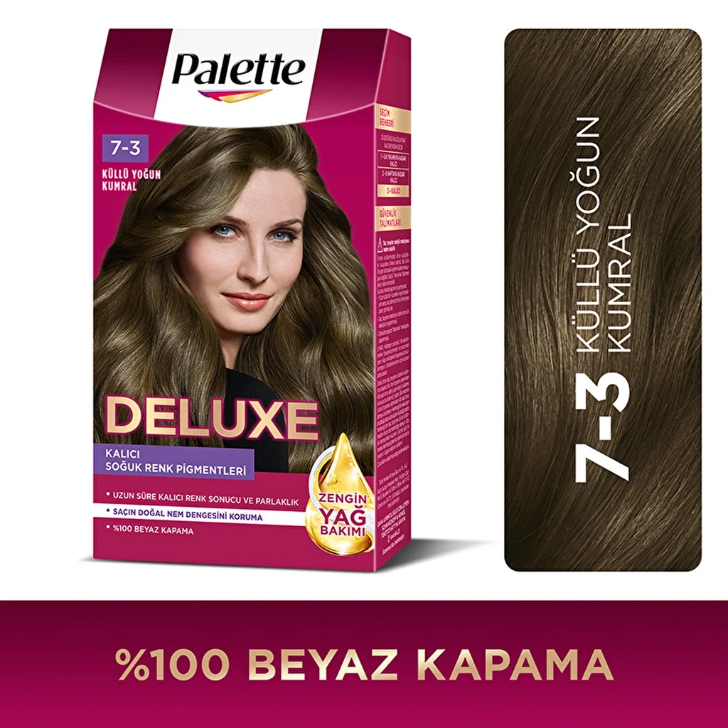 Palette Deluxe 7-3 Asch Intensiv Blond Haarfarbe