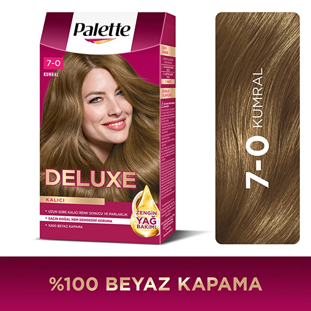 Краска для волос Palette Deluxe 7-0 блондин