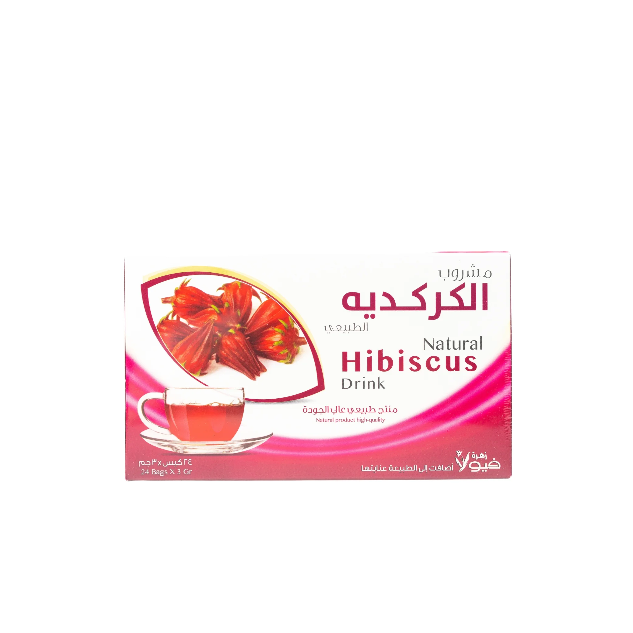 Natural Hibiscus Drink from Viola Flower, 24 Bags