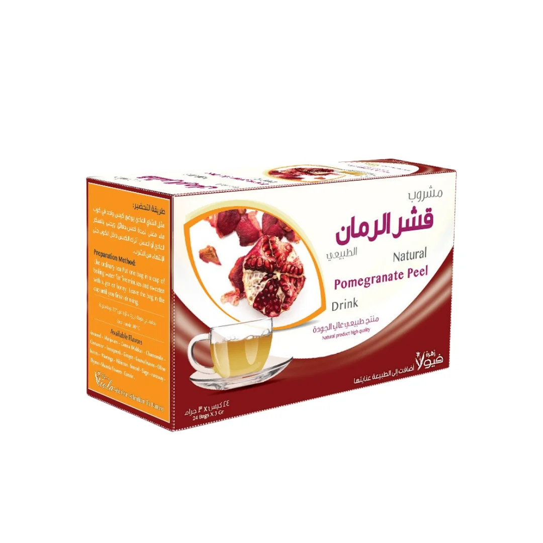 Natural Pomegranate Peel Drink from Viola Flower 24 Bags