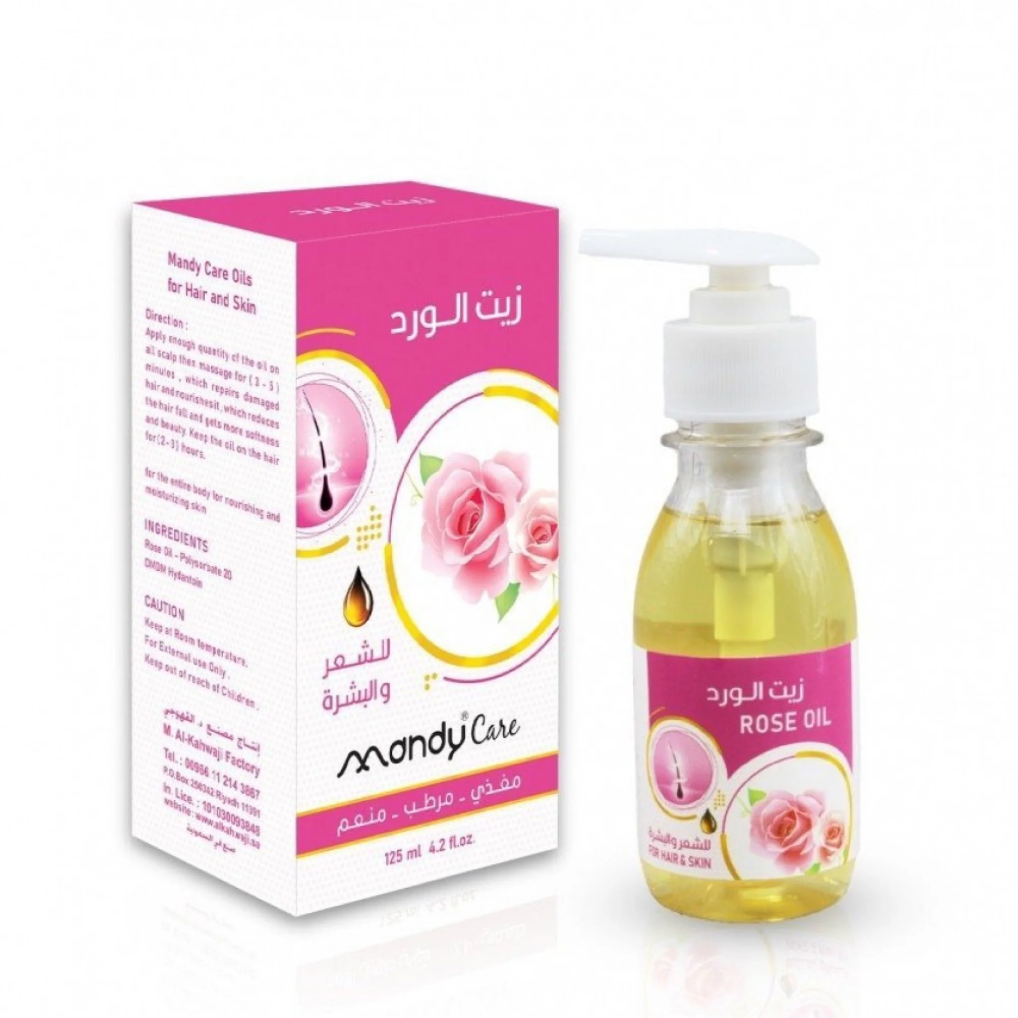 Mandy Care Rose Oil for Care - 125 ml