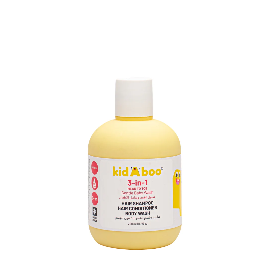3-in-1 Shampoo, Conditioner, and Wash for Kids from Natury 250ml