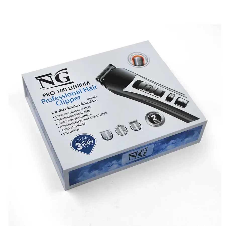 Ng Pro 100 lithium Professional Hair Clipper Different 3 blade Set