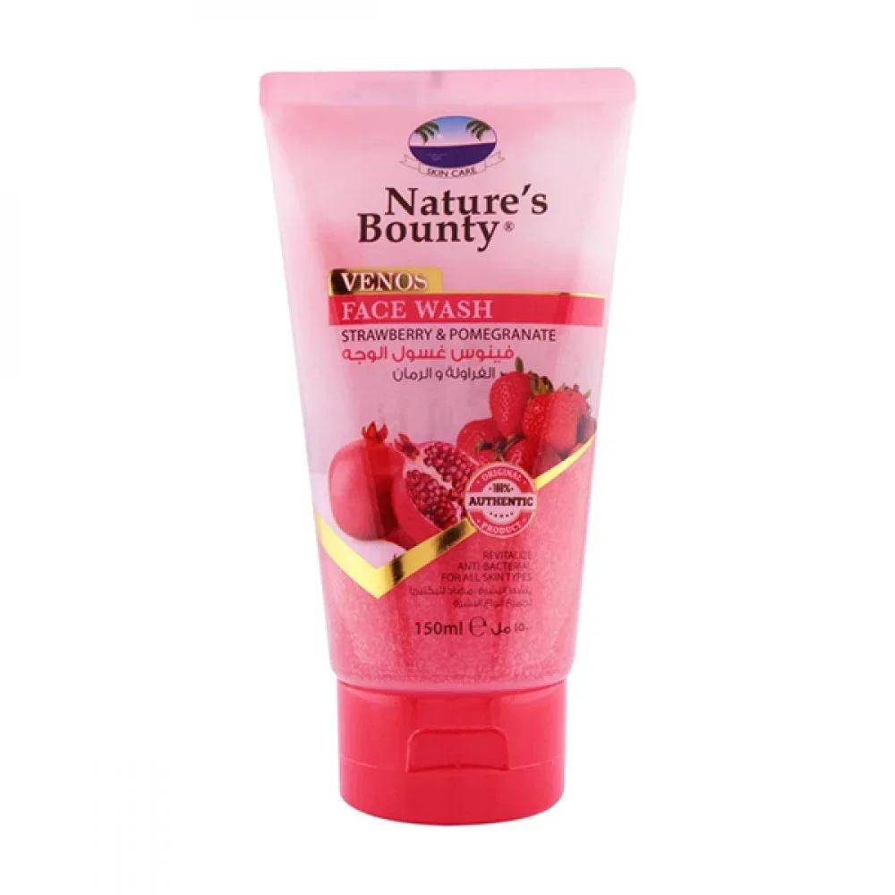 Nature's Bounty Venos Face Wash Strawberry And Pomegranate 150 ml