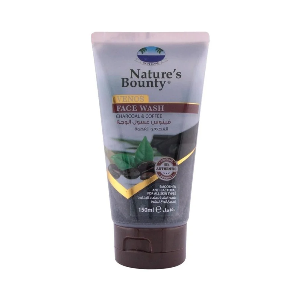 Nature's Bounty Venos Facial Wash Charcoal And Coffee 150 ml