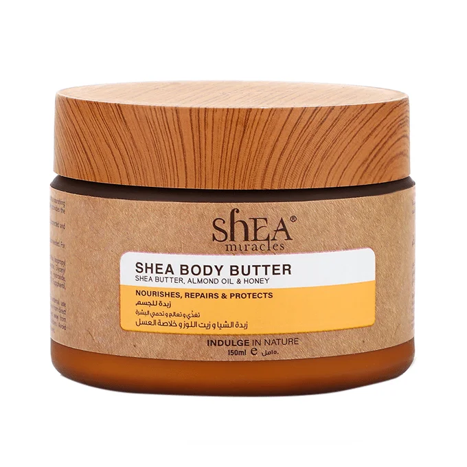 Shea Miracles Shea Body Butter With Shea Butter, Almond Oil And Honey 150 ml