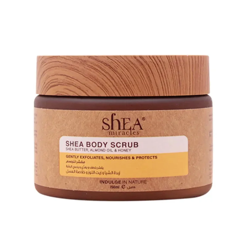 Shea Miracles Shea Body Scrub With Shea Butter, Almond Oil And Honey 150 ml