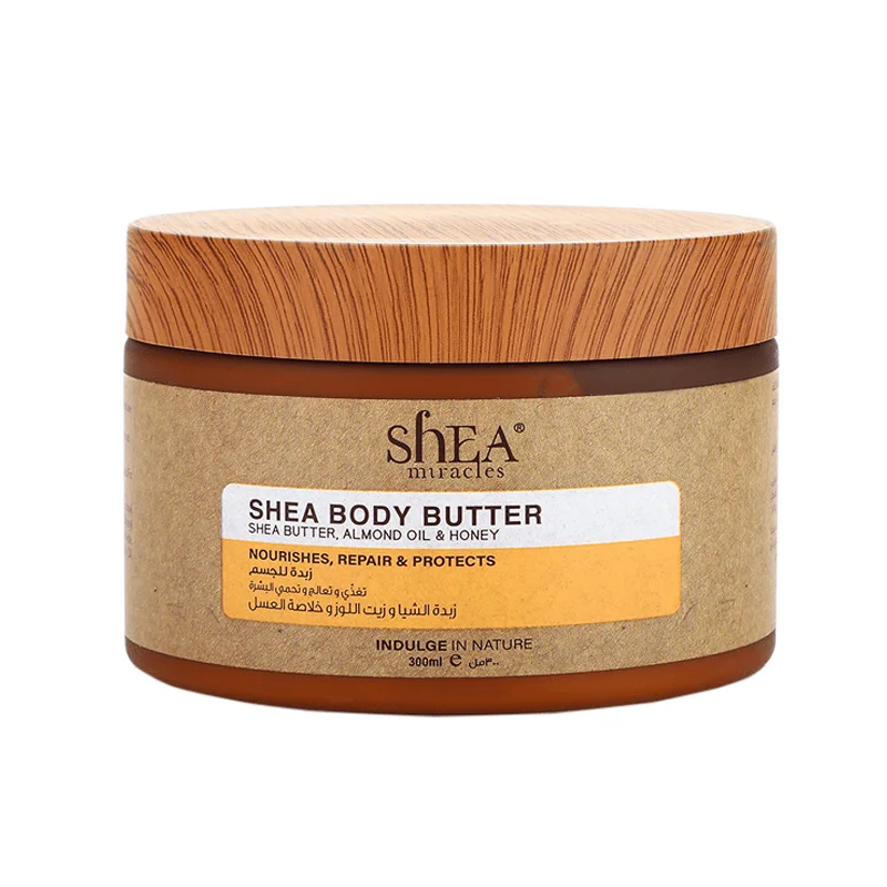 Shea Miracles Shea Body Butter With Shea Butter, Almond Oil And Honey Body Cream 300 ml