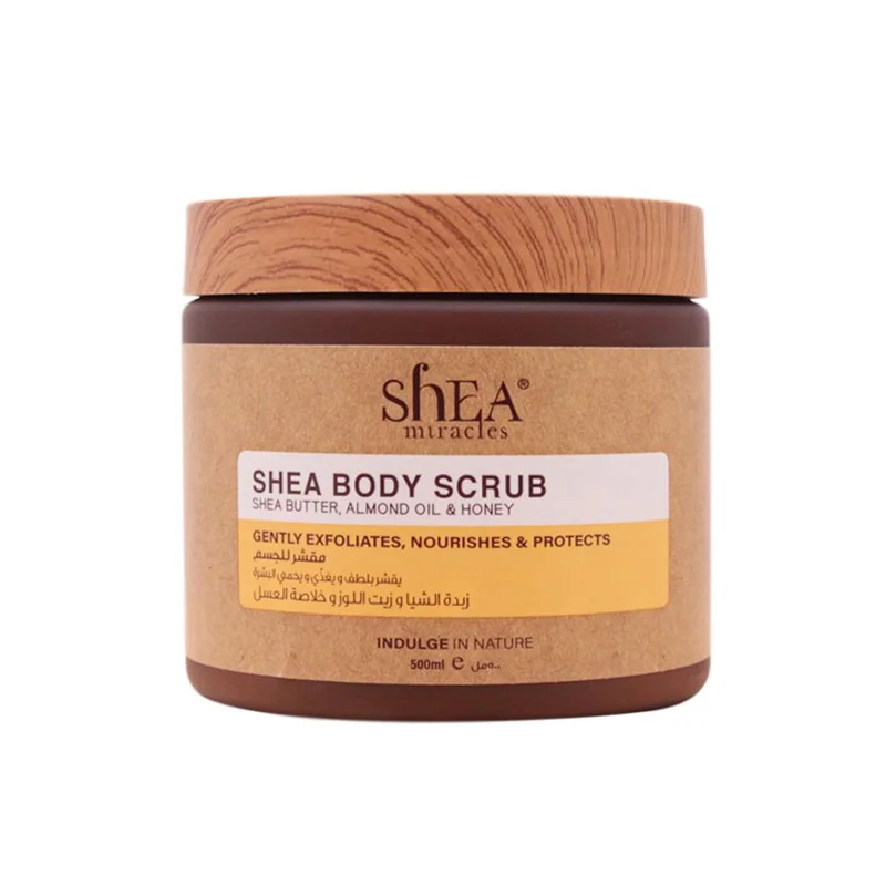 Shea Miracles Shea Body Scrub With Shea Butter, Almond And Honey 500 ml